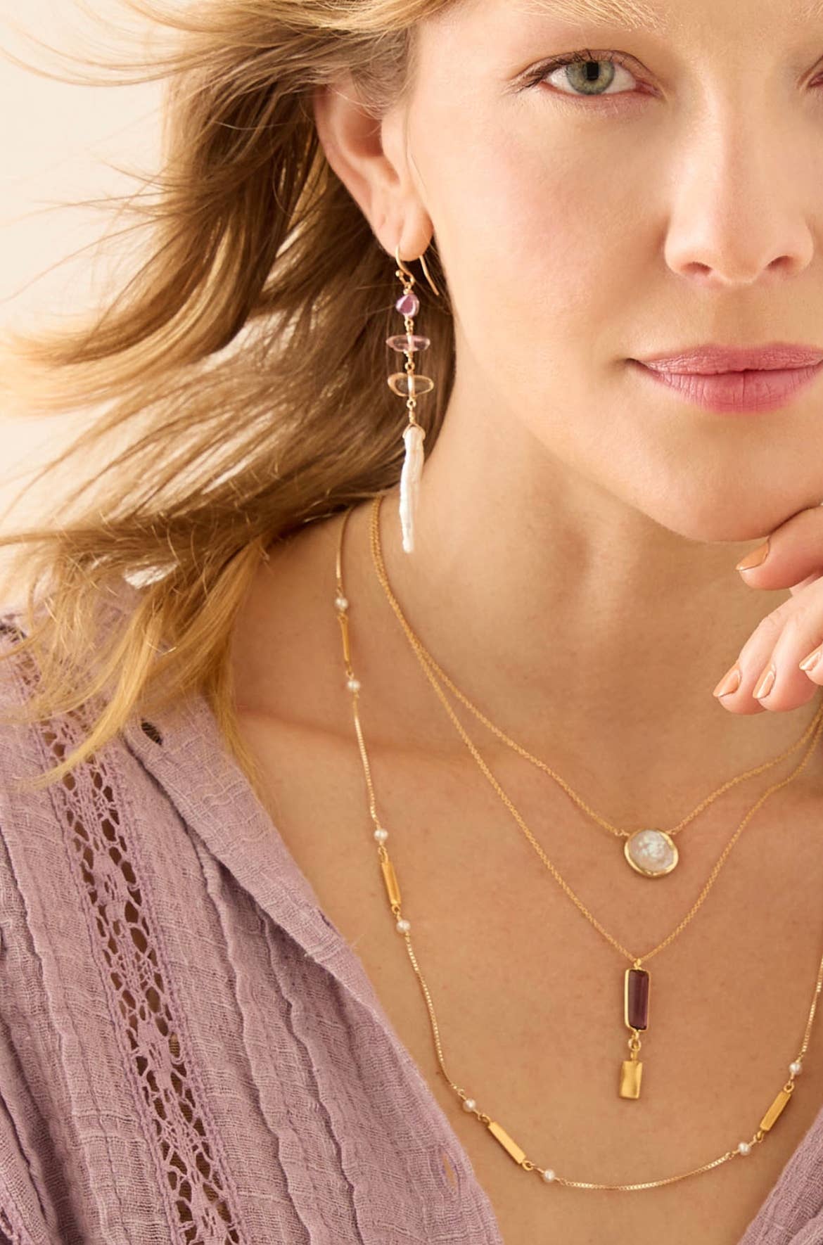 Round Pearl Necklace