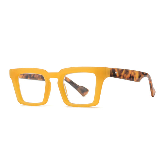 BLAKE | Matte Yellow| Tortoise |  Blue Light: 1.50