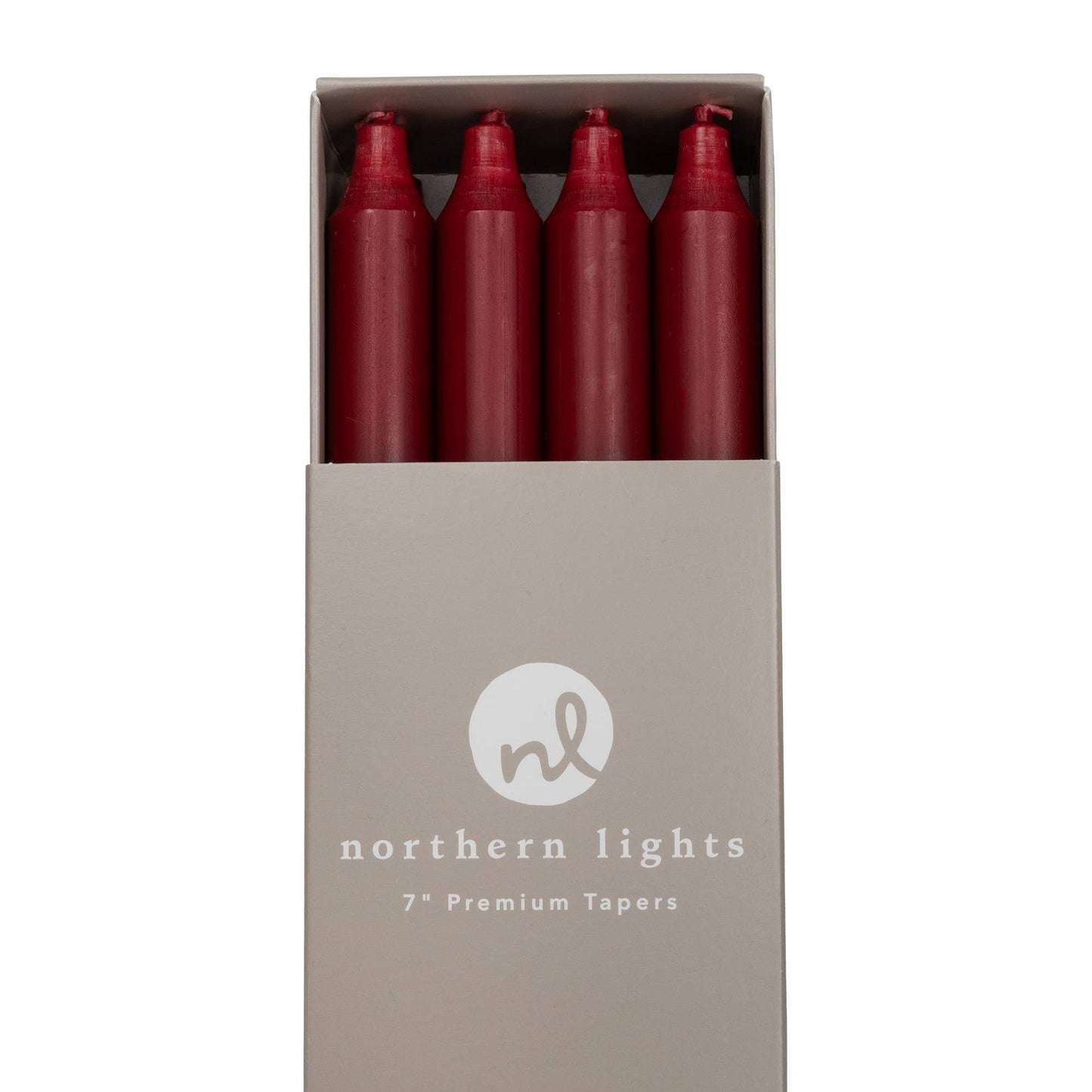 7" Taper Candles - 12pc Box: Sage Green