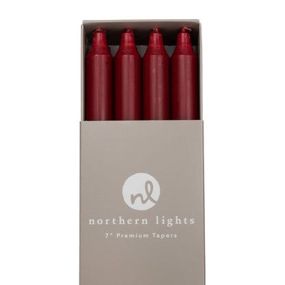 7" Taper Candles - 12pc Box: Sage Green