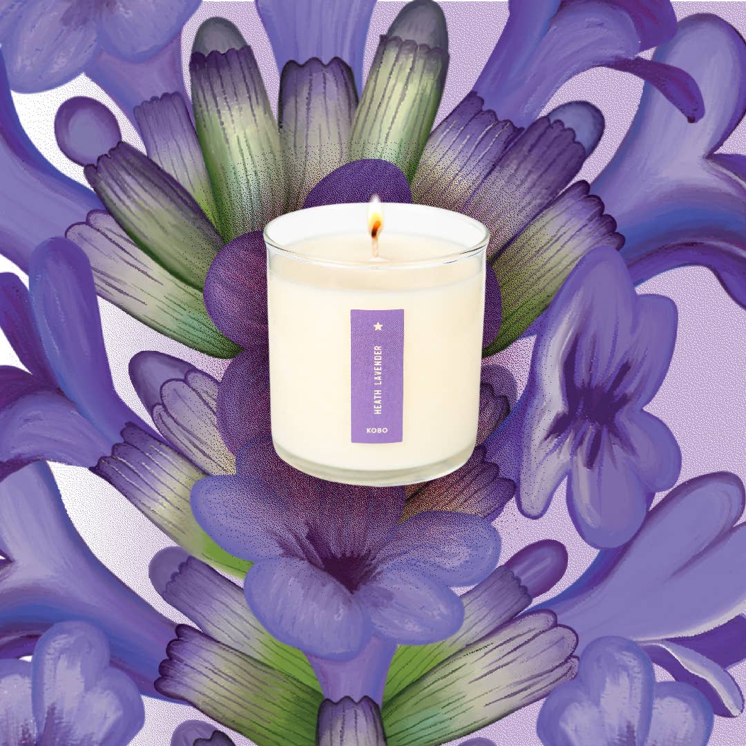 box lavender plant Kobo Candles Heath Lavender Soy Candle with Plantable Box