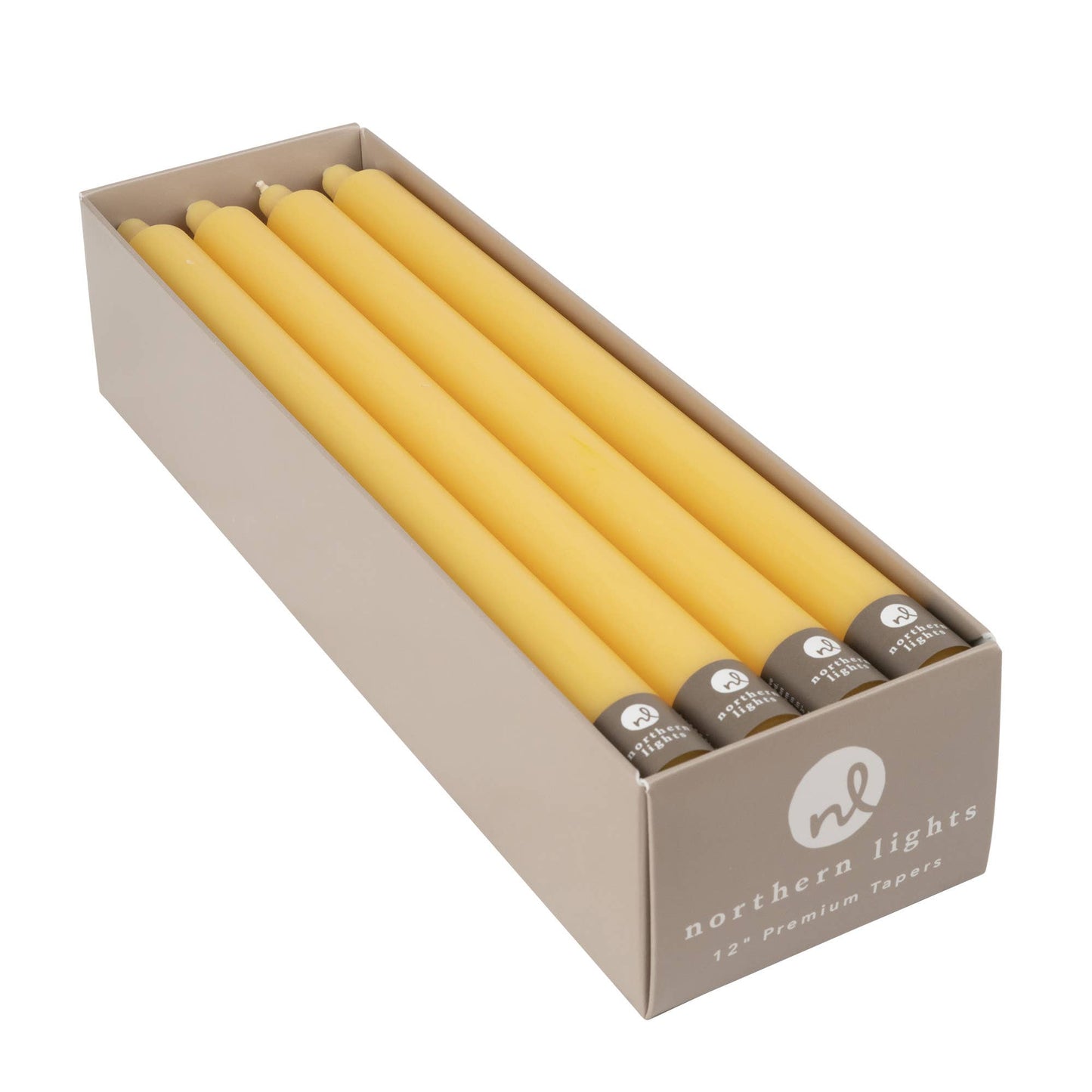 12" Taper Candles - 12pc Box: Sage Green