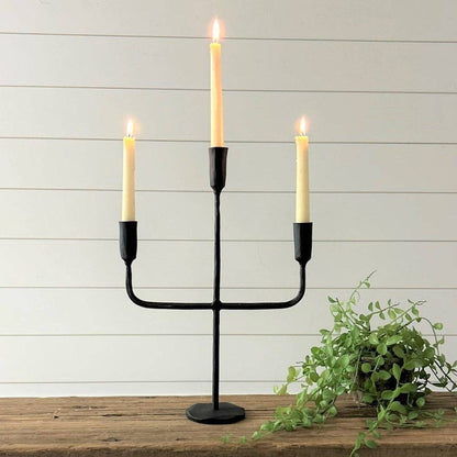 Hand Forged Metal Candelabra
