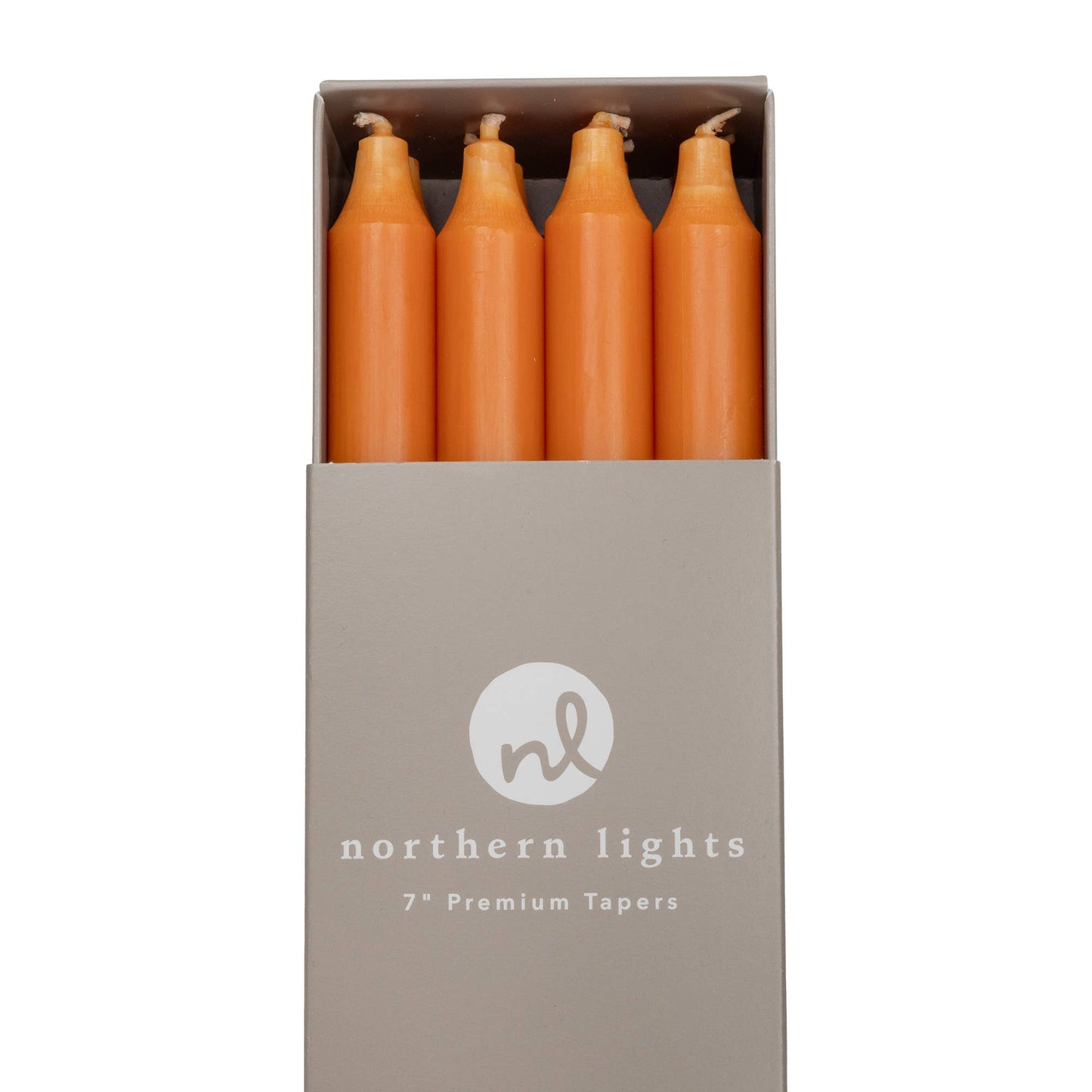 7" Taper Candles - 12pc Box: Sage Green