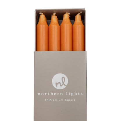 7" Taper Candles - 12pc Box: Sage Green