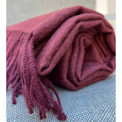 100% Baby Alpaca Wrap/Throw - Malbec - r. h. ballard shop & gallery