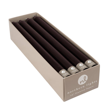 12" Taper Candles - 12pc Box: Sage Green
