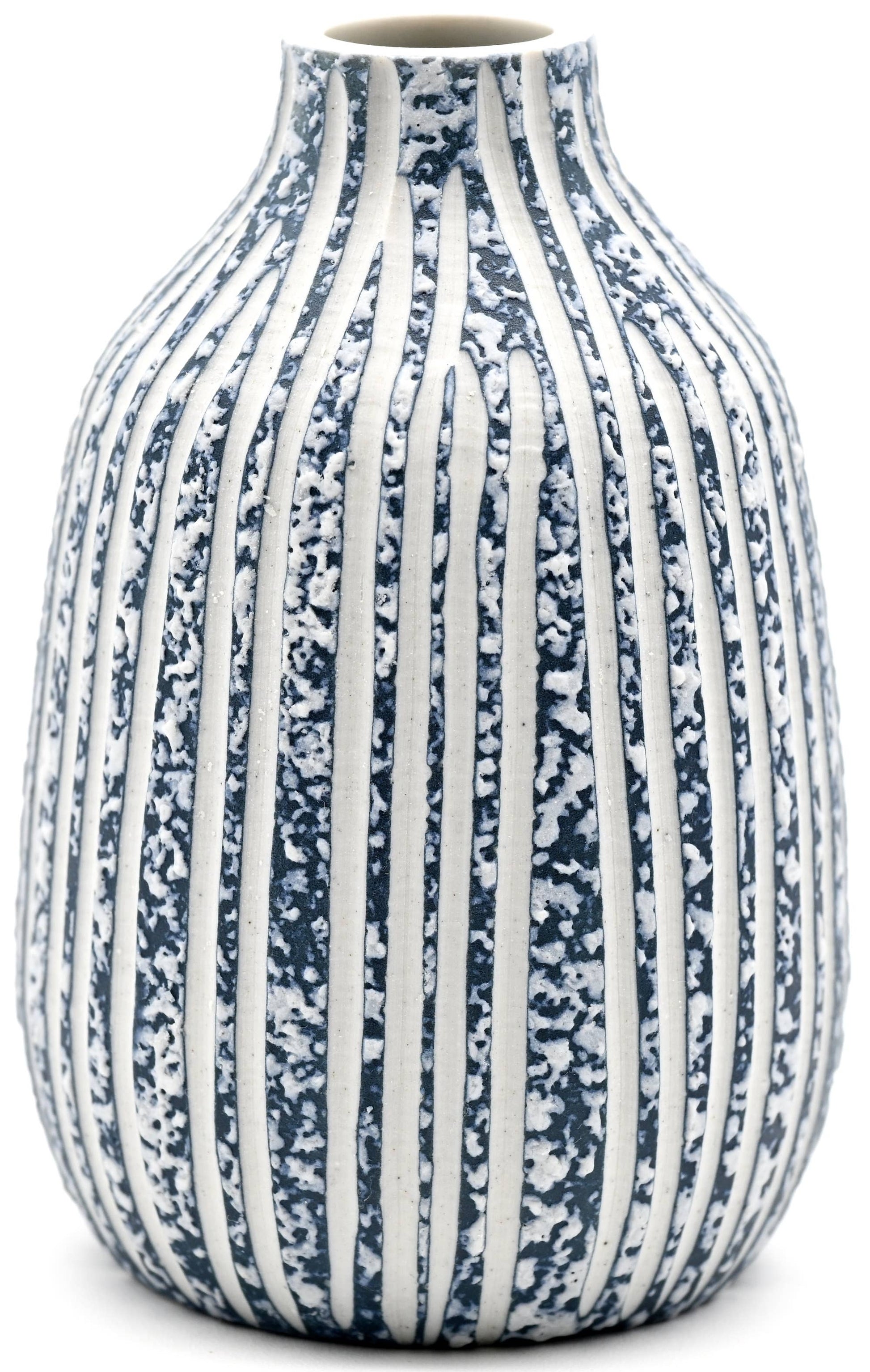 431W16BLUE ADAM MINI L - Handcrafted Porcelain Bud Vase - r. h. ballard shop & gallery