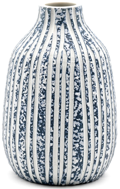 431W16BLUE ADAM MINI L - Handcrafted Porcelain Bud Vase - r. h. ballard shop & gallery
