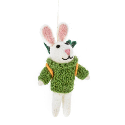 Handmade Felt Ronnie the Rabbit Easter Decoration - r. h. ballard shop & gallery