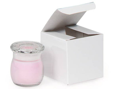 Recycled White Gift Boxes: White / 100 Pack / 6x6x4"