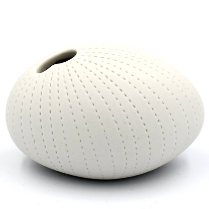 159WH13 PEBBLE MINI S-Handcrafted Porcelain Bud Vase