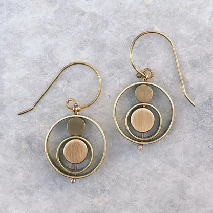 Kinetic Circle Earrings