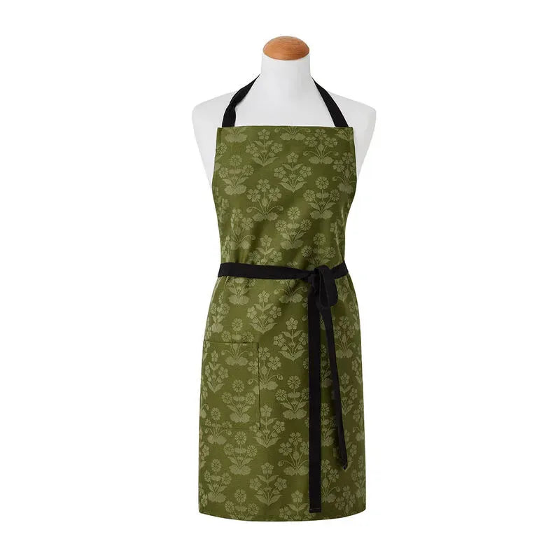 Lulu Green Apron - r. h. ballard shop & gallery