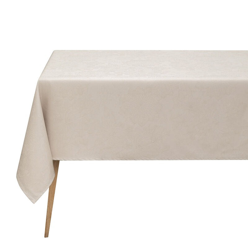 NEW! Marie-Galante Solid Beige Tablecloth COATED