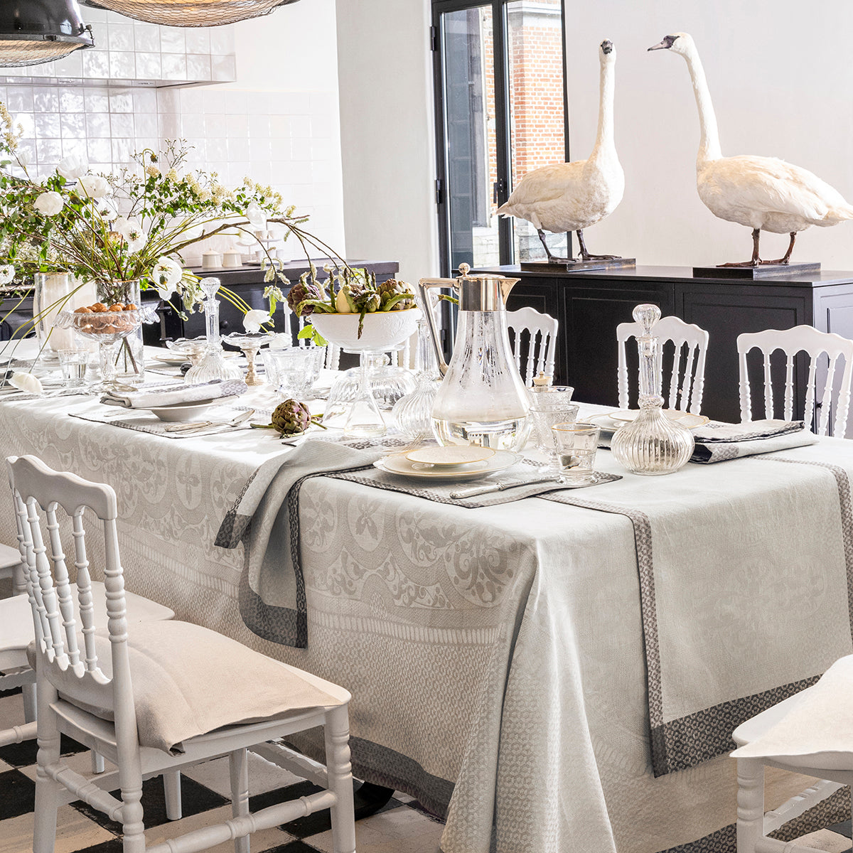 Evasion Celeste Grey Linen