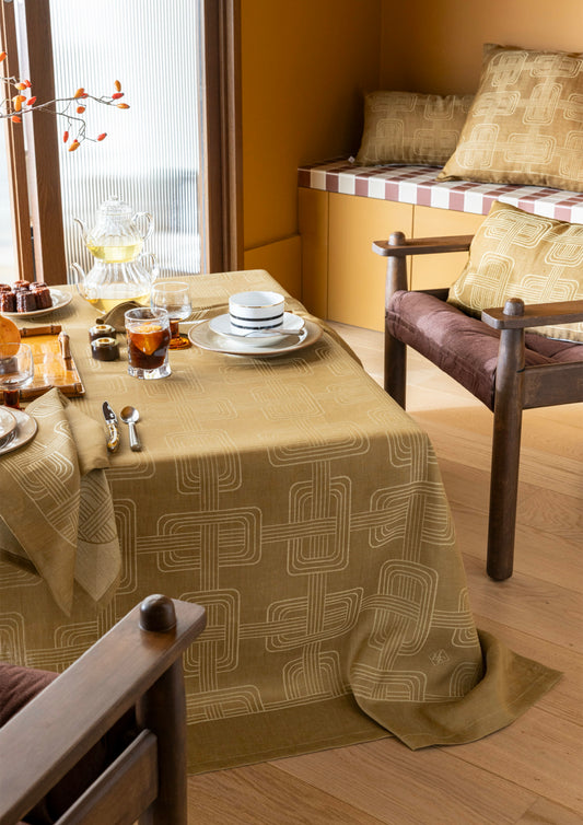 NEW! Hotel Particular Boiseries Linen Tablecloth