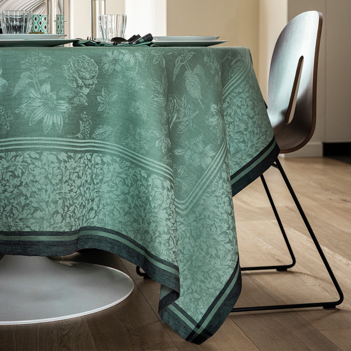 NEW! Romance Green Cotton/Linen