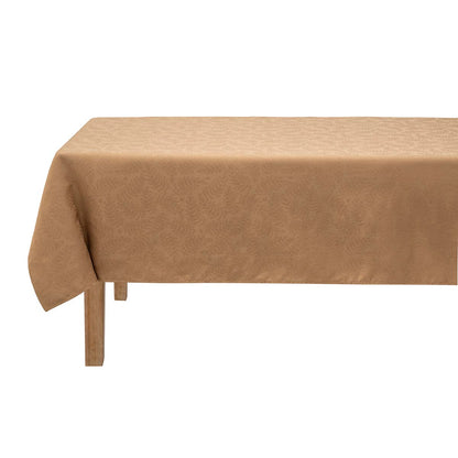 NEW! Vegetal Mood Brown COATED Tablecloth