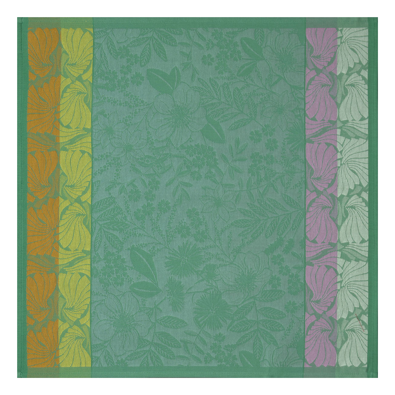New! Cottage Cozy COTTON Green Napkin - Set of 2