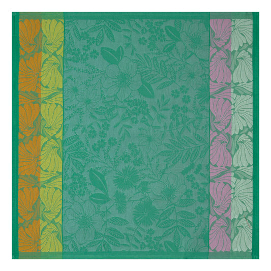 New! Cottage Cozy COTTON Green Napkin - Set of 2