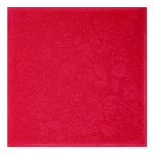 New! Cottage Cozy COTTON Red Plain Napkin - Set of 2