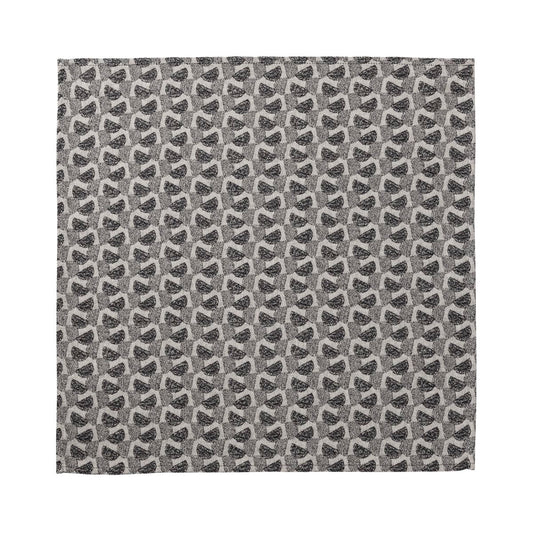 NEW! Empreintes Pois Black Cotton Napkin - Set of 2