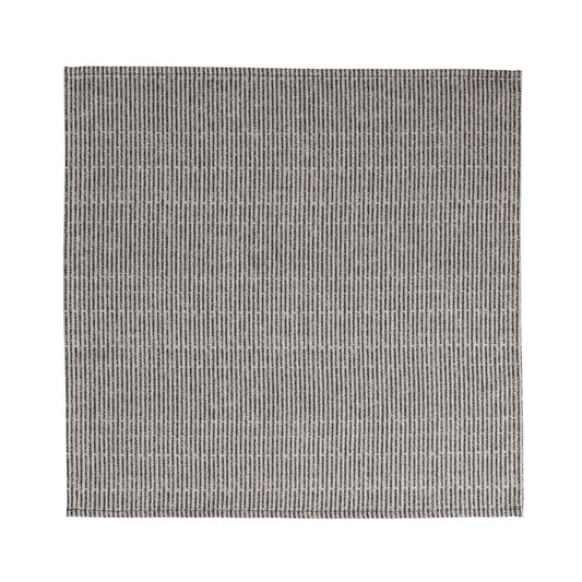 NEW! Empreintes Rayures Black Cotton Napkin - Set of 2