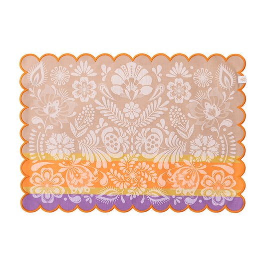 NEW! Alegria Yellow, Set of 2 Coated Placemats - r. h. ballard shop & gallery