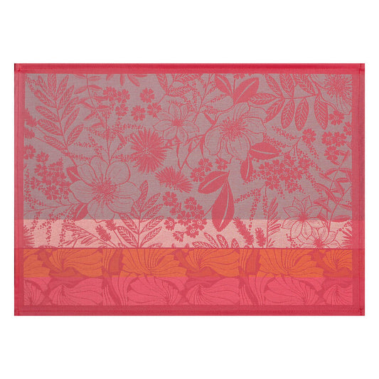 Cottage Cozy Red/Pink, Set of 2 Coated Placemats