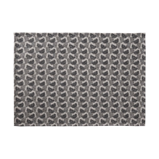 NEW Empreintes Pois Black Placemat COATED, Set of 2