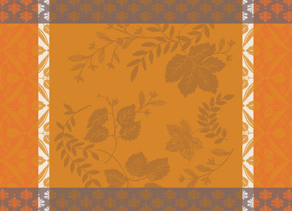 NEW! Manor Lane Orange Coated Placemats, Set of 2