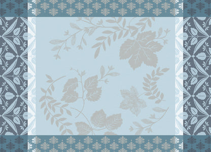 NEW! Manor Lane Blue Coated Placemats, Set of 2
