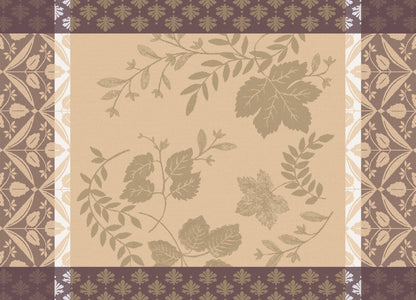 NEW! Manor Lane Beige Coated Placemats, Set of 2