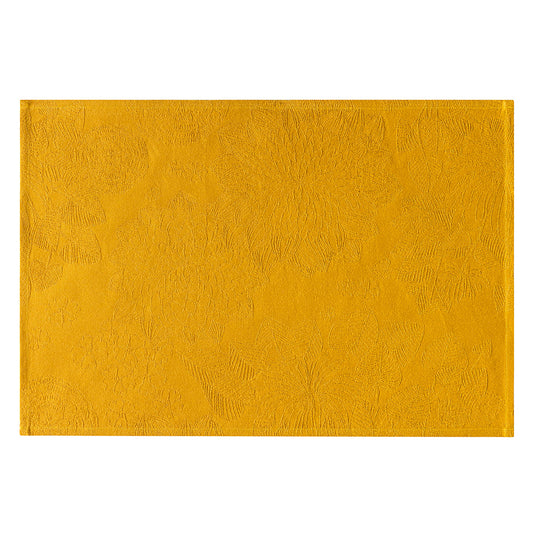 New! Marie-Galante Mustard Yellow, Set of 2 Coated Placemats