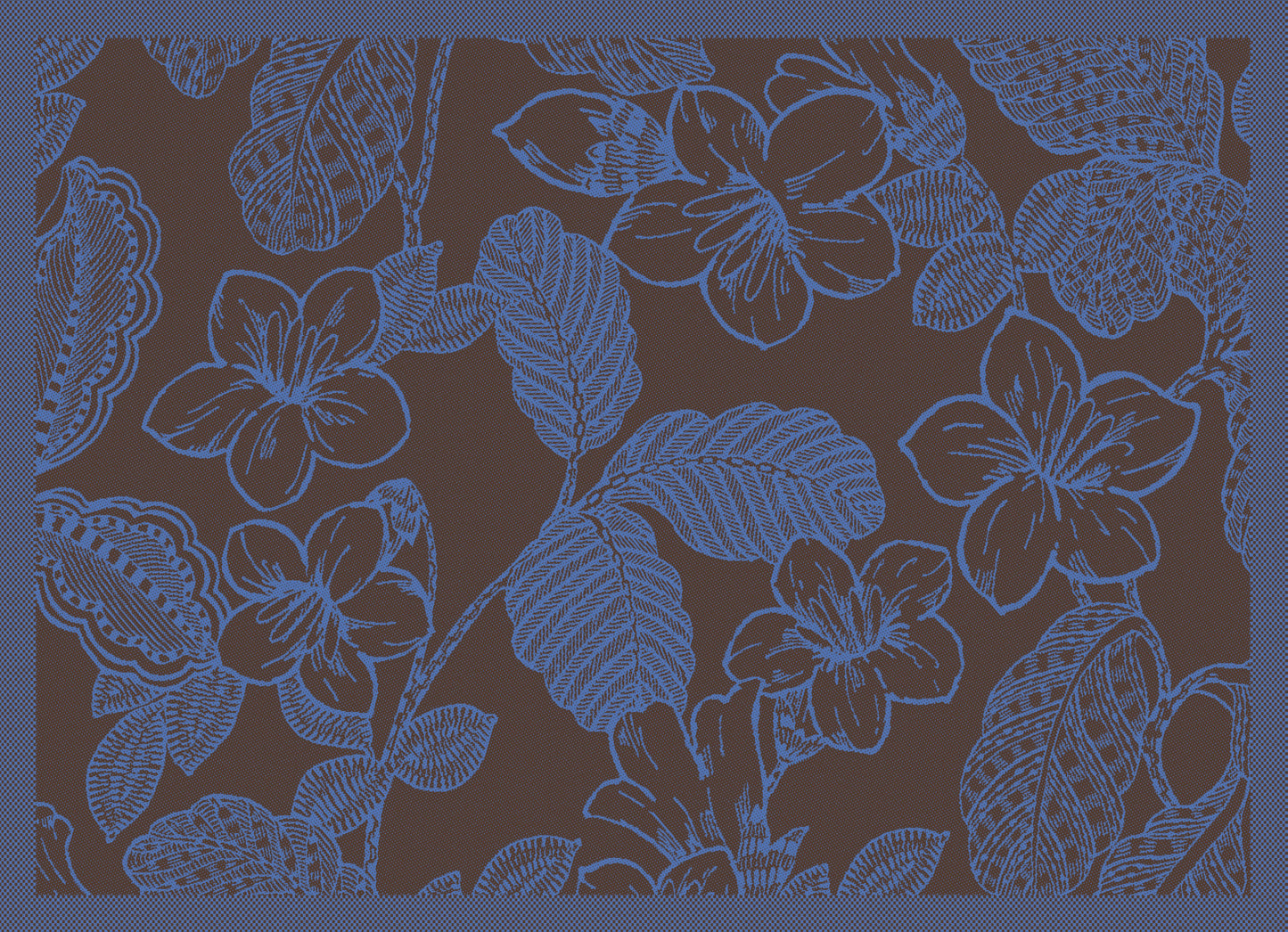 NEW! Sulawesi Blue Coated Placemats, Set of 2