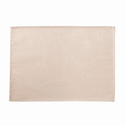 NEW! Vegetal Mood Beige COATED Tablecloth