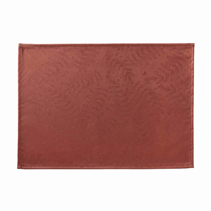 NEW! Vegetal Mood Brick Red Coated Tablecloth
