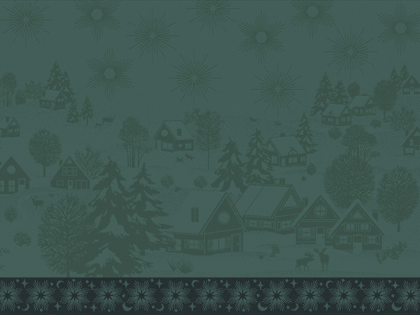 NEW! Sous Les Etoiles Green COTTON Collection