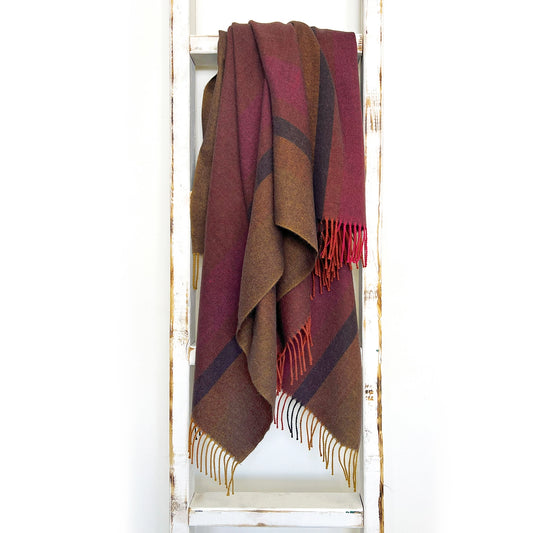 Baby Alpaca Throw Spiced Apple