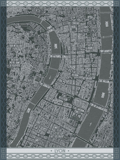 NEW! A Vol d'Oiseau Zinc Black, Paris Map - r. h. ballard shop & gallery