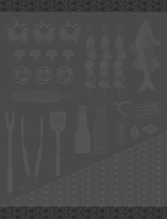 NEW! Braise Grey Tea Towel