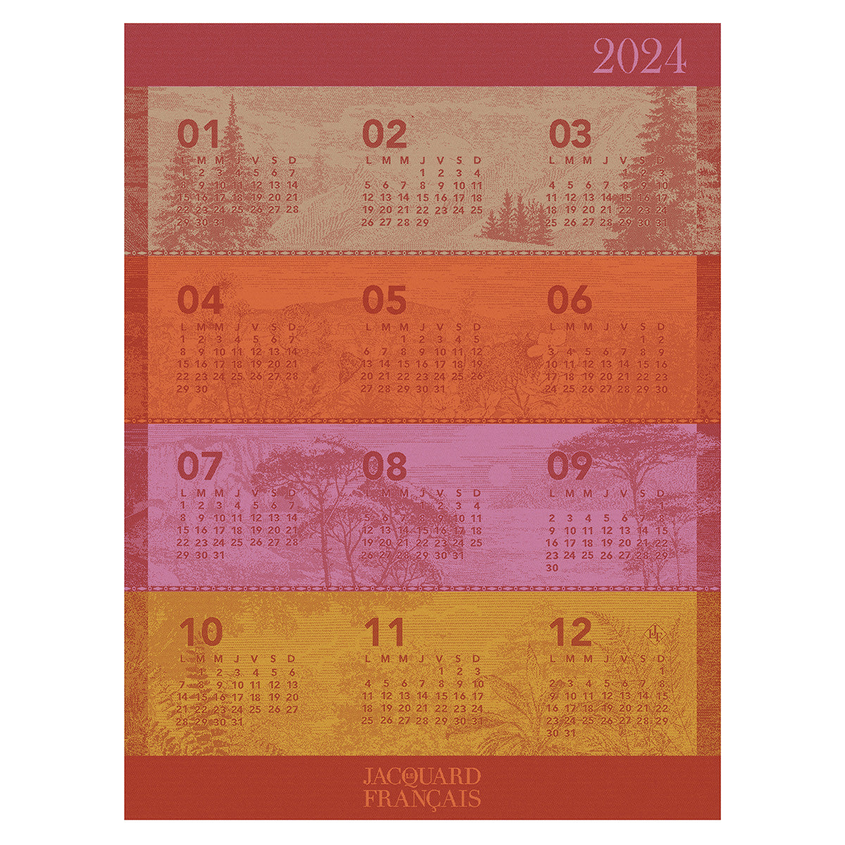 NEW! Calendar 2024 Towel