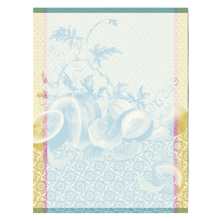 Decorative paper with floral patterns and shell designs on a pastel background