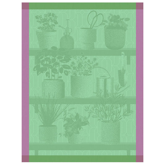 Herbes Fraiches Green Tea Towel