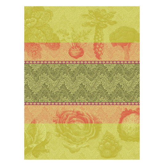 NEW! Jardin Des Choux Green Tea Towel
