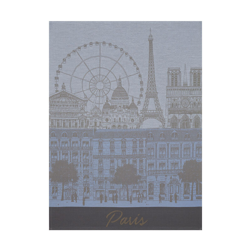 Paris Panorama Azure Towel