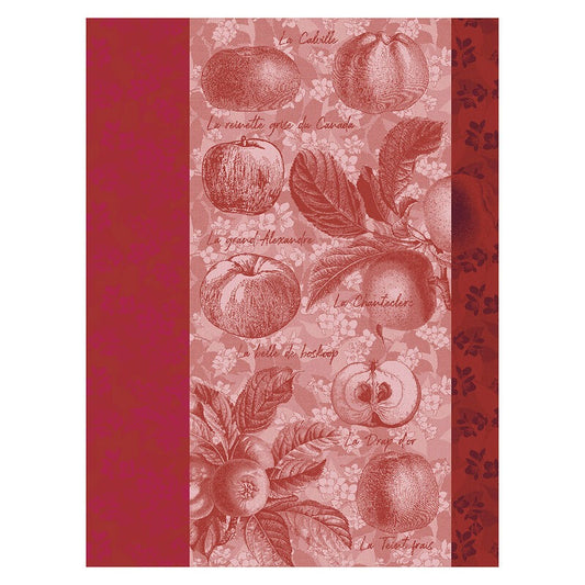 NEW! Pommes Croquer Pippin Red Towel