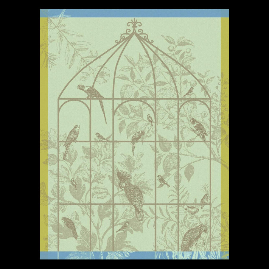 NEW! Sonate Green Tea Towel - r. h. ballard shop & gallery