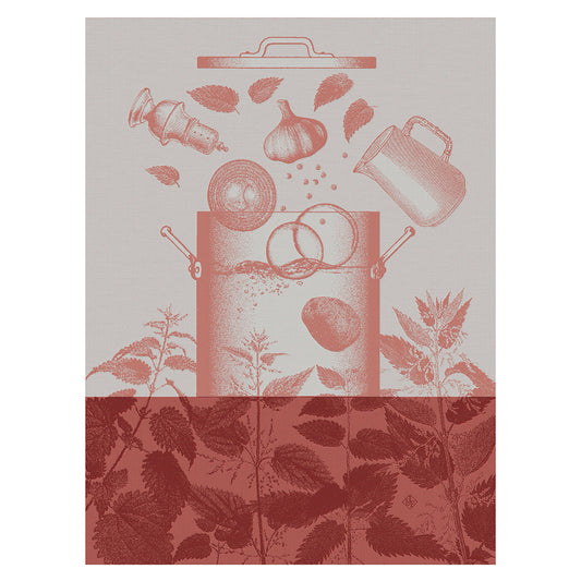 NEW! Veloutes D’Orties Pink Towel